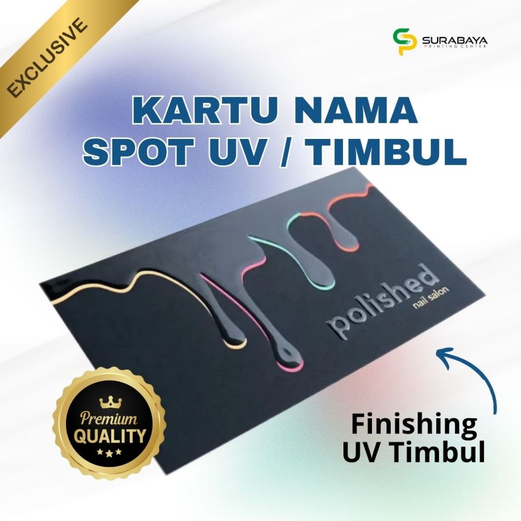 Kartu Nama Premium Spot UV