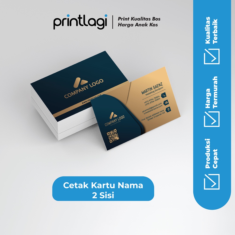Kartu Nama Standar